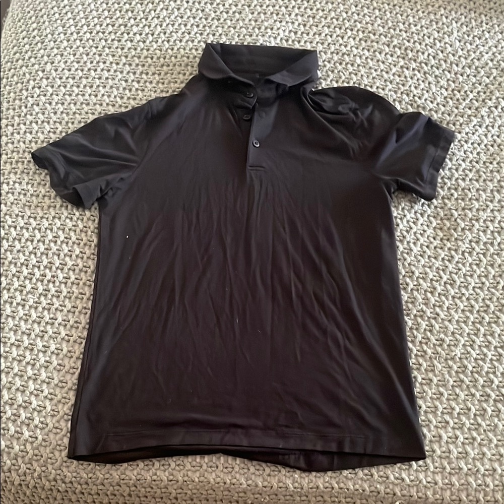 Classic Lululemon Black Polo Shirt